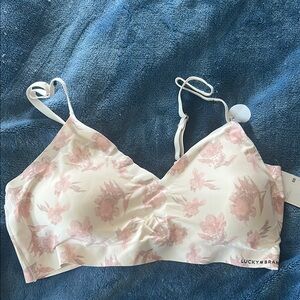 Lucky Brand Pink Floral Bralette